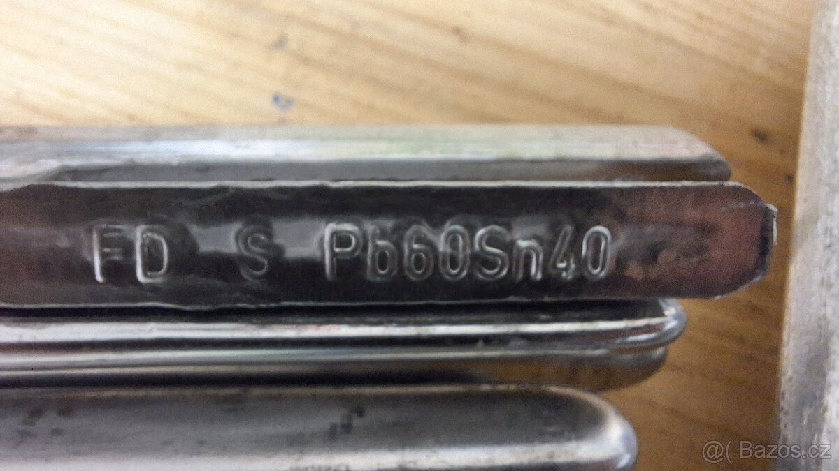 Klempířská pájka - 2