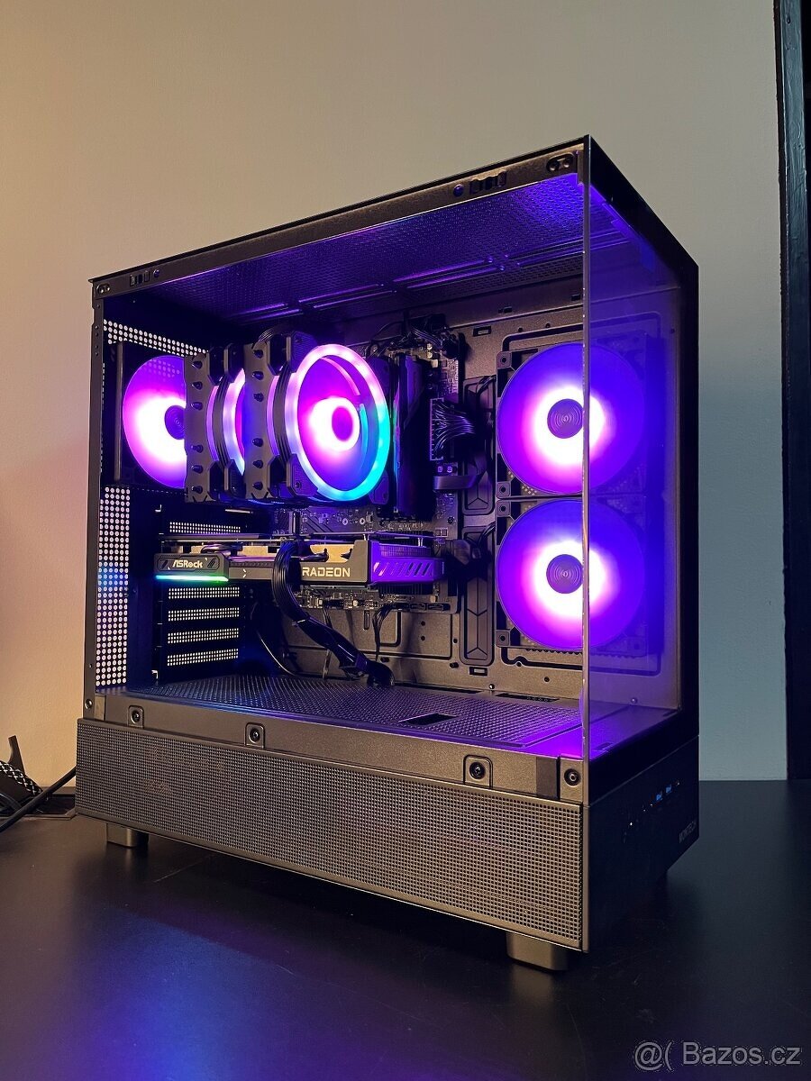 Nový Herní PC: Ryzen 5 7600 /RX 9060 XT 8GB / 32GB DDR5 - 2