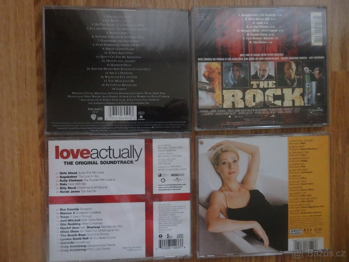 CD - různé soundtracky - cenu nabídněte - 2
