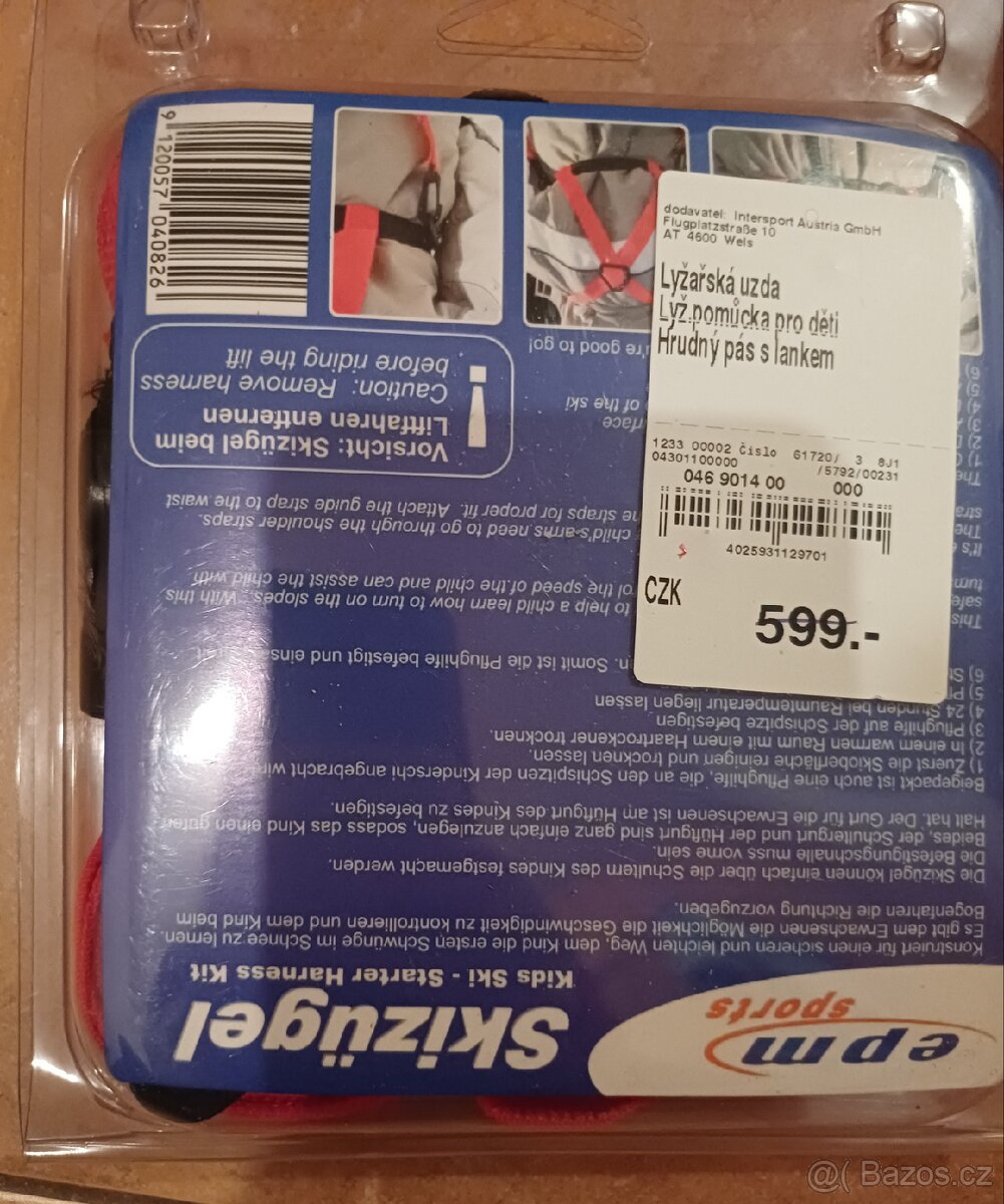 Jistící lyžařský popruh EPM - nový - 2