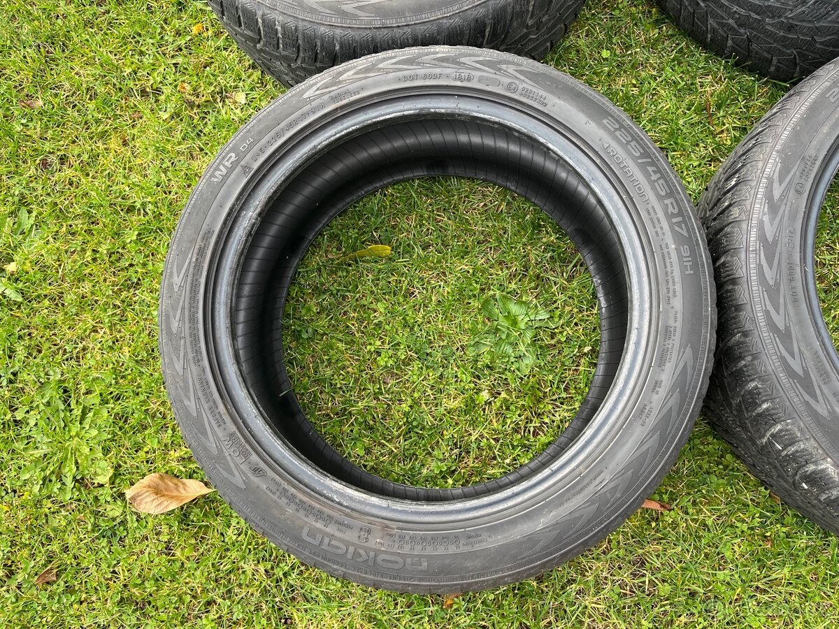 4x zimní pneu Nokian WR D4 225/45 r17 - 2