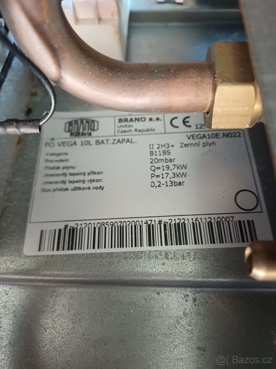 Prodám plynový - 2