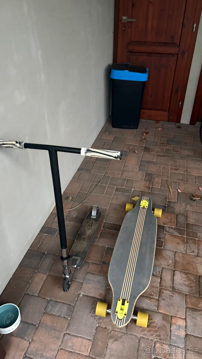 Street koloběžka + longboard - 2