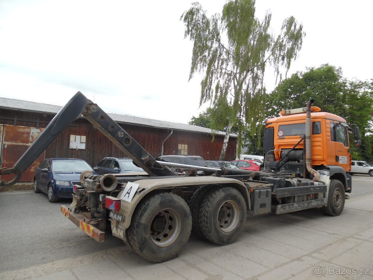 MAN TGA 08 - 6x4 BB + nosič kontejnerů Meiller - 2