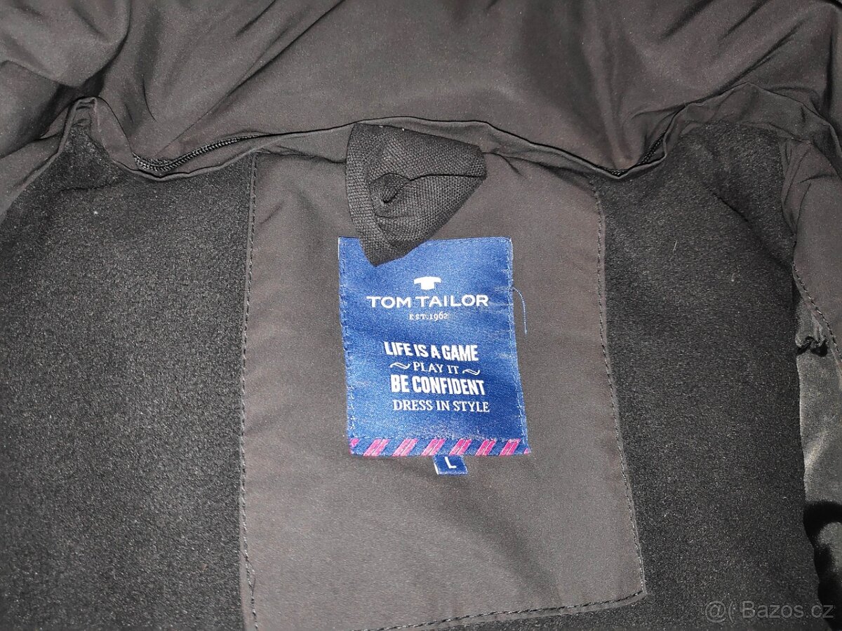 pánská bunda Tom Tailor velmi teplá, jako nová - 2