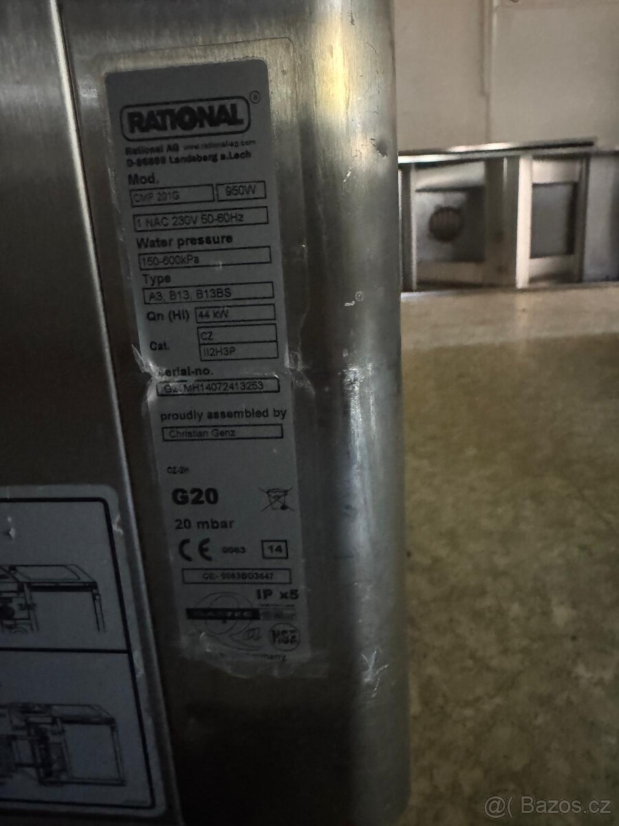 Plynový konvektomat Rational CMP 201 G - 2