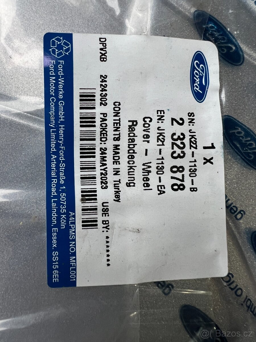 Poklice Ford Custom 16" NOVÁ 1KS - 2