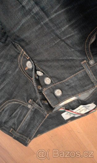 tmavě modré džíny zn. MET IN JEANS - 2