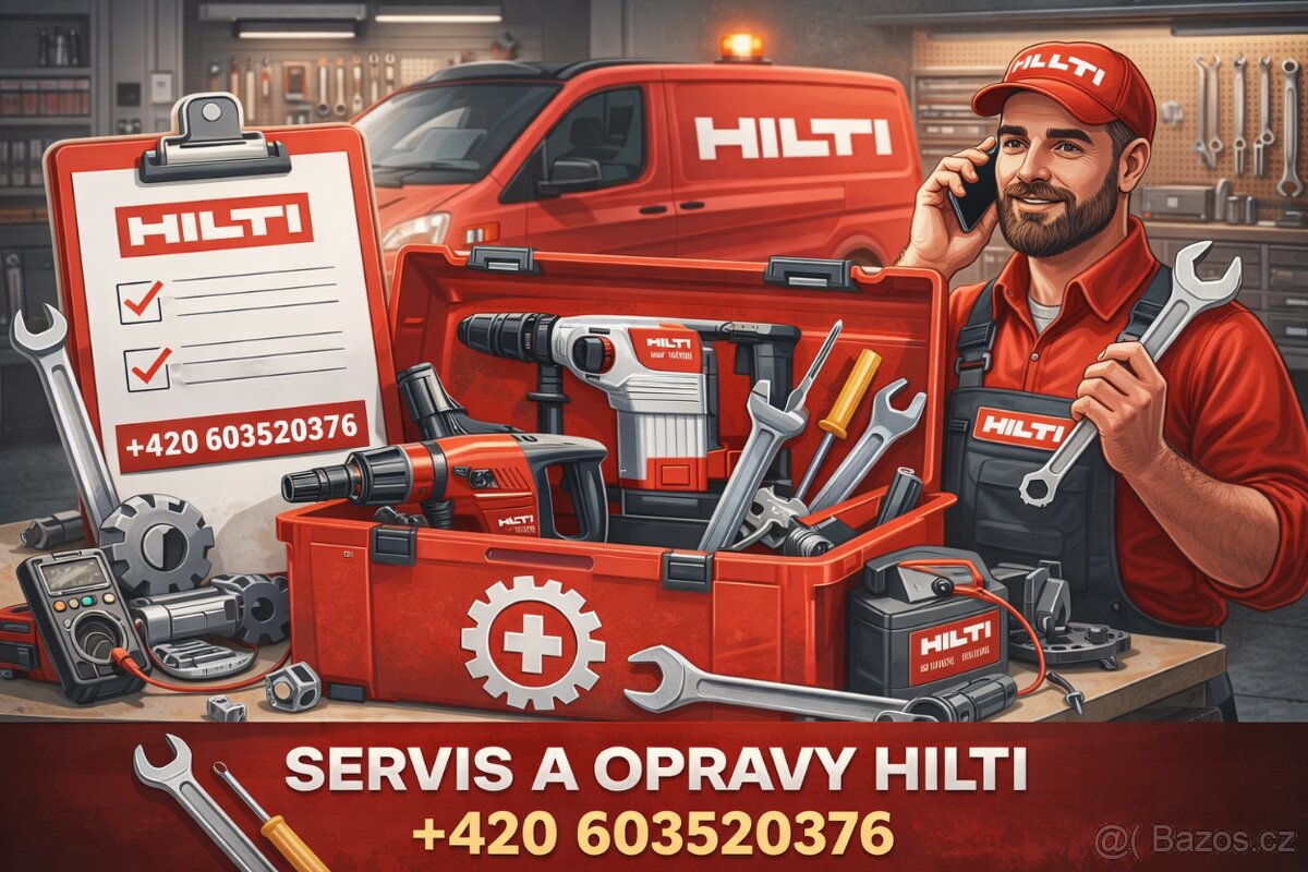 Opravy servis strojů HILTI - 2
