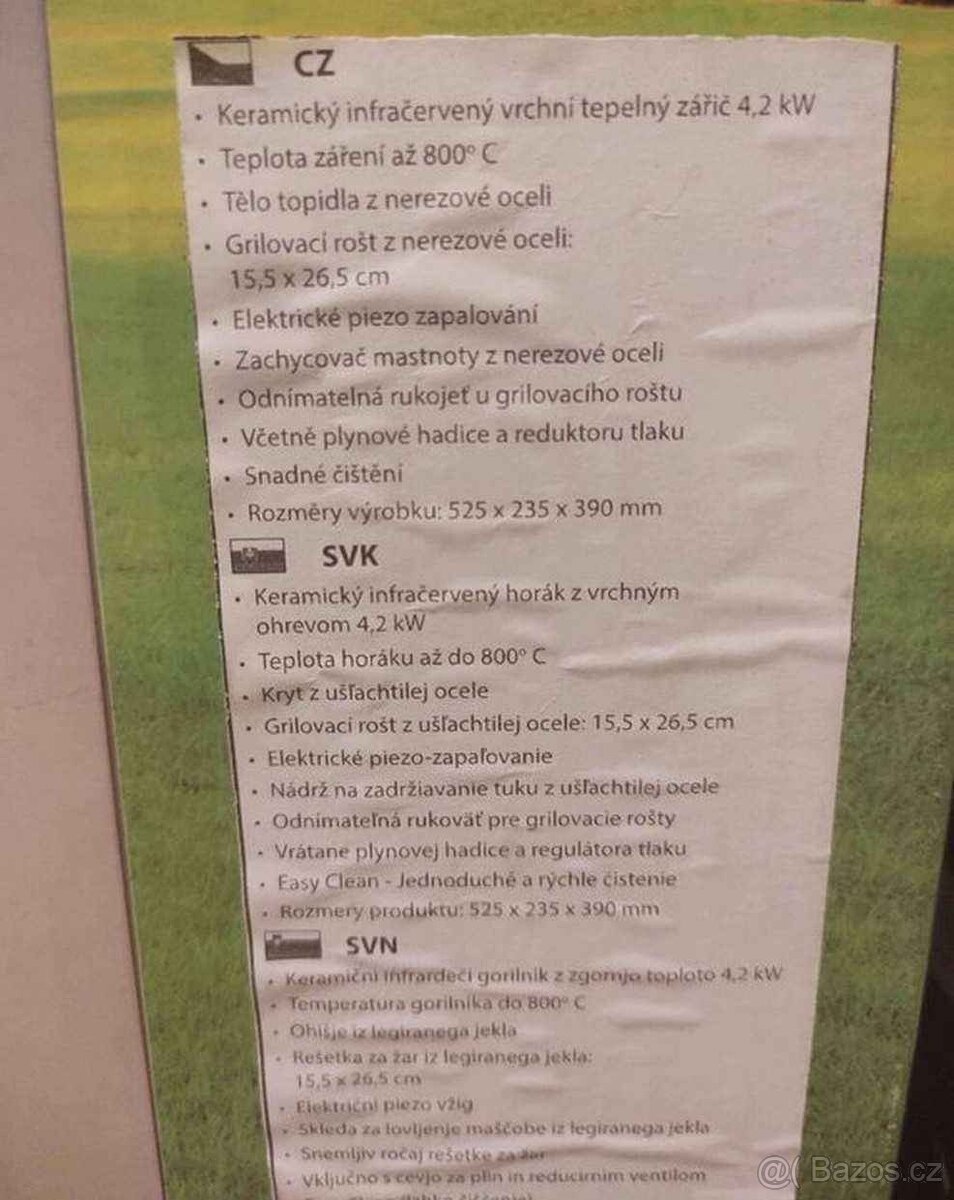 Stejkový GRIL celonerez- nový - - 2