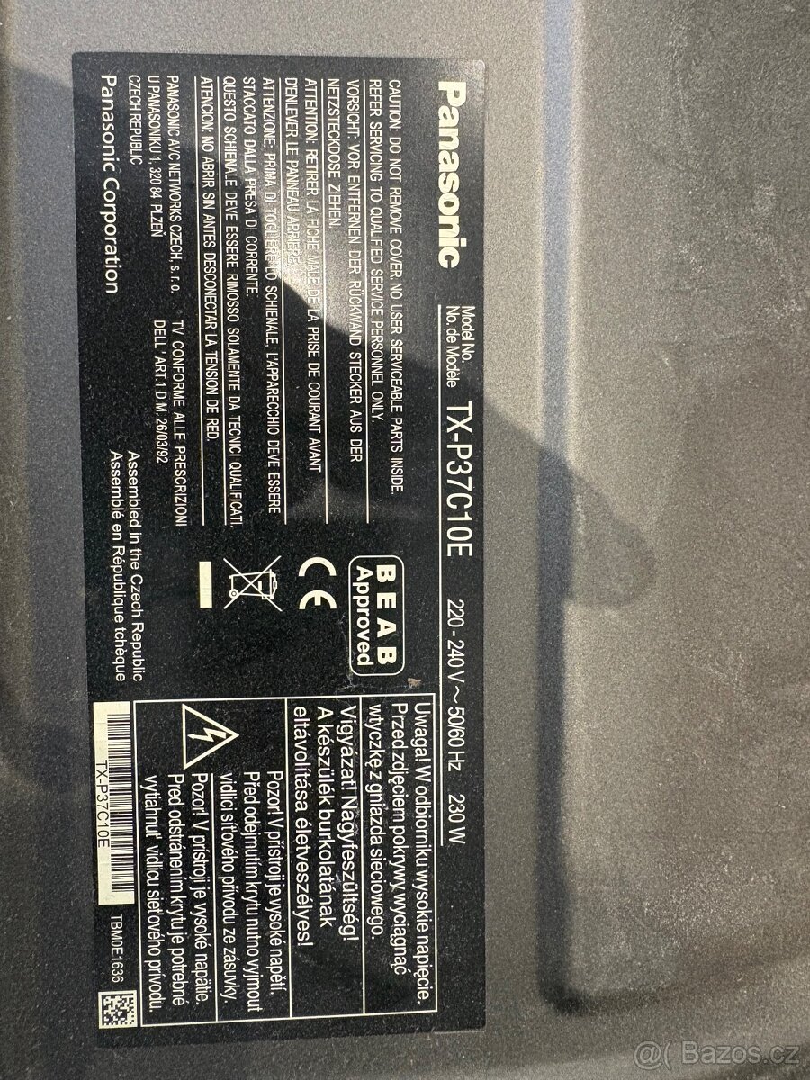 Televizor panasonic úhlopříčka 110cm - 2