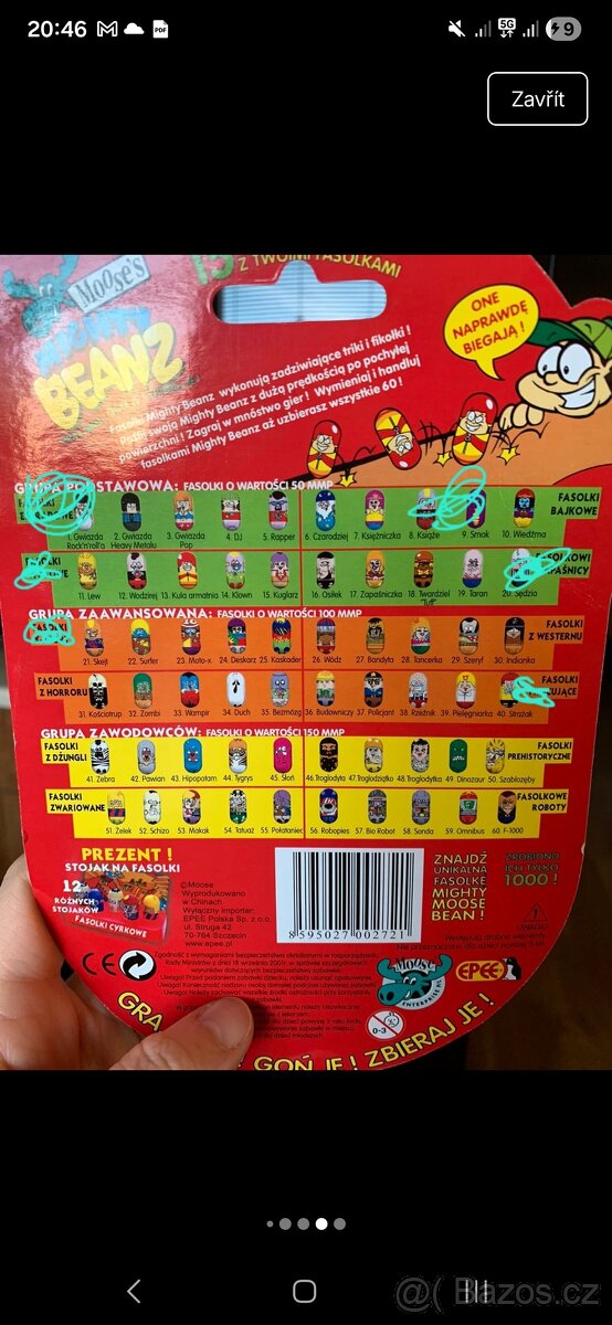 Mighty Beanz rarita - 2