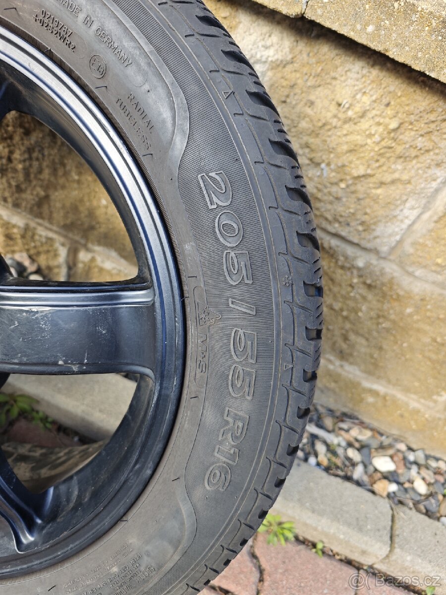 ALU Kola 5x114.3 R16 + zimní pneu Sava Eskimo hp2 (Mazda 3) - 2