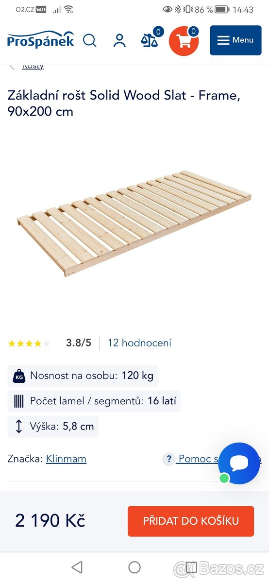 Dřevěný rošt do postele - 2