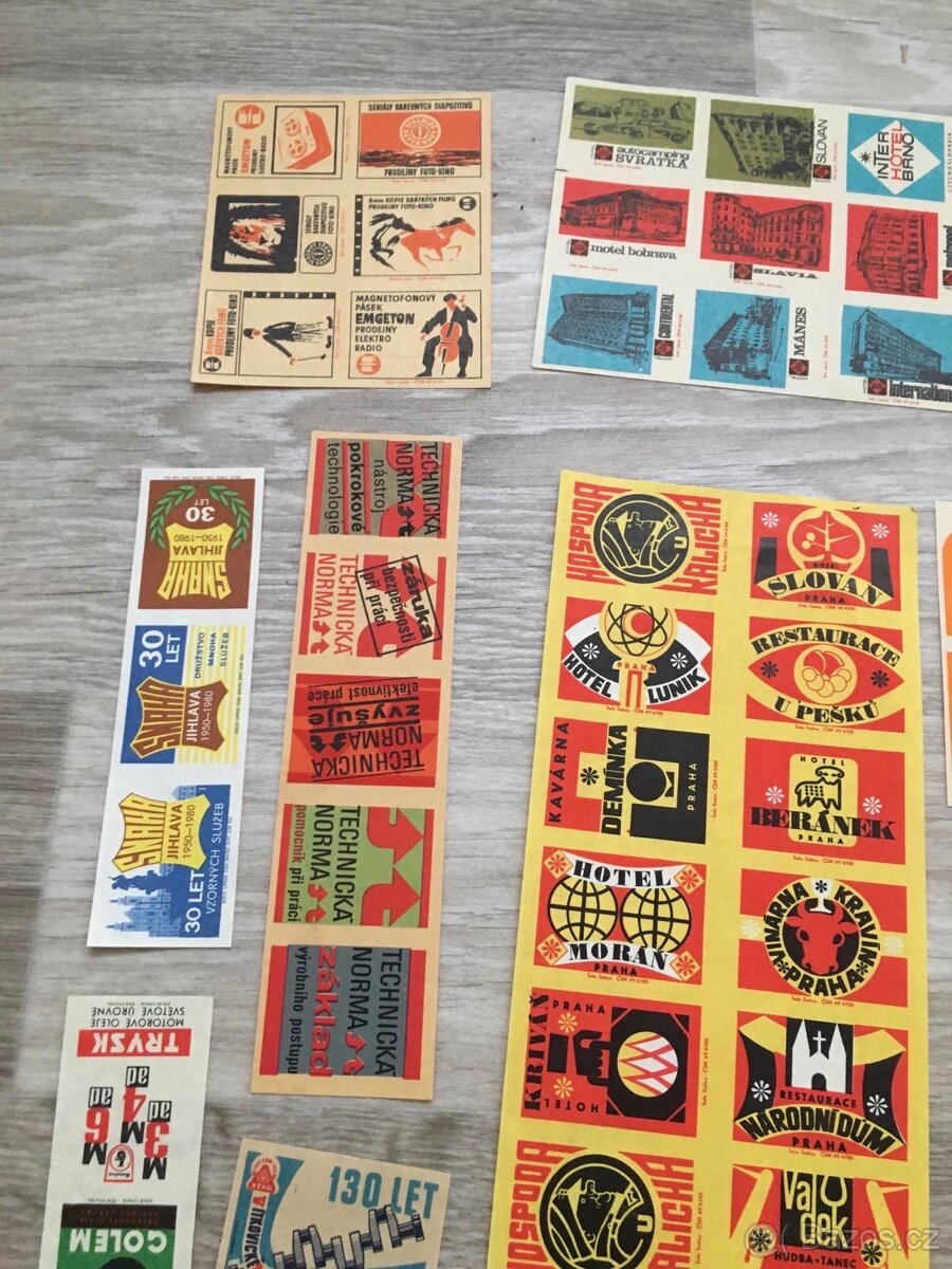Zápalkové nálepky - 2