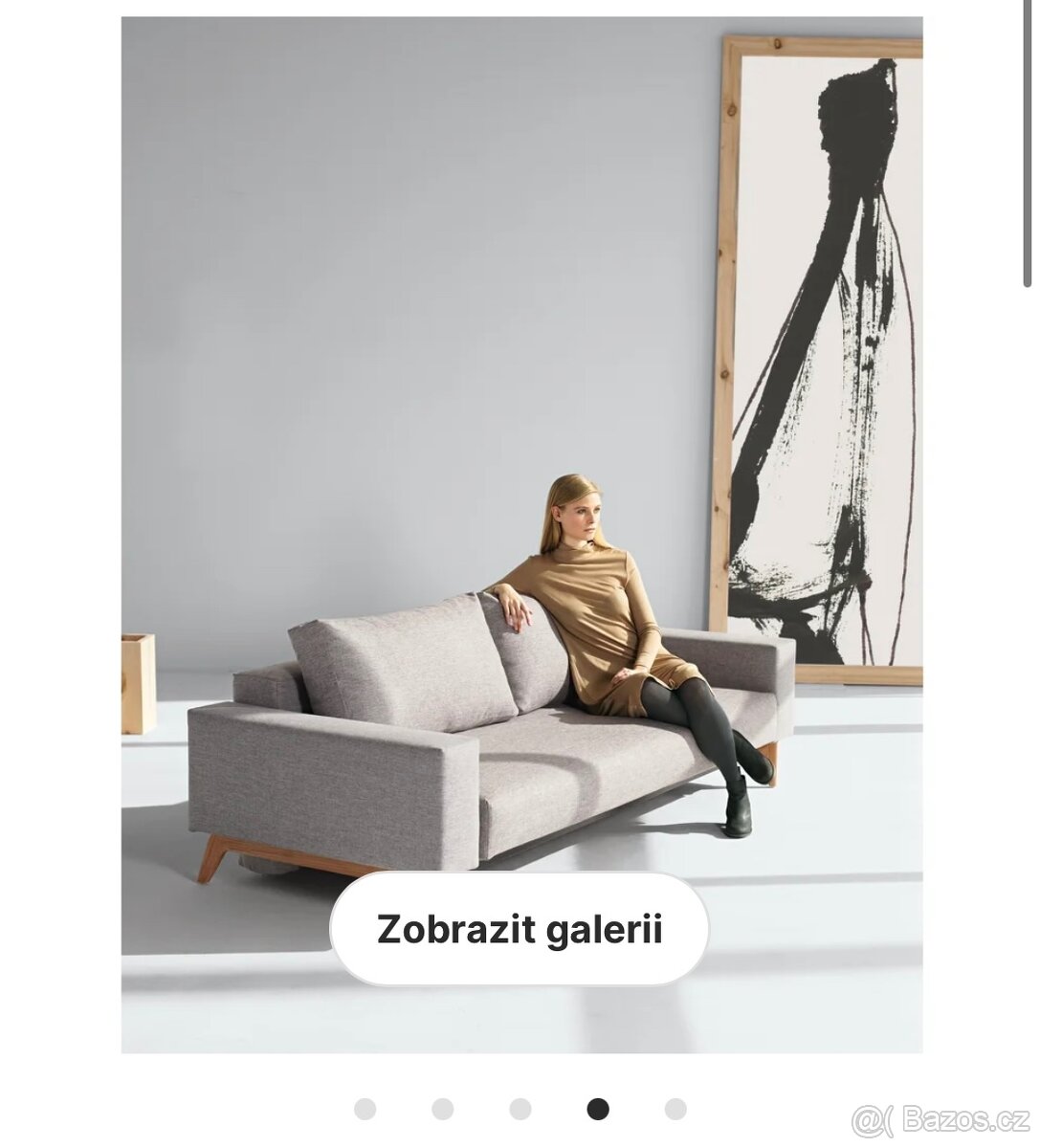 Luxusní dánská rozkládací pohovka - 2