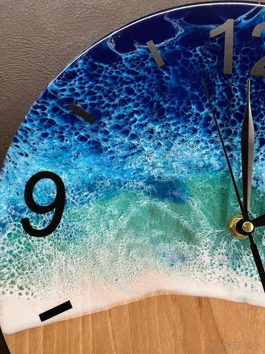 Hodiny s motivem moře - 2