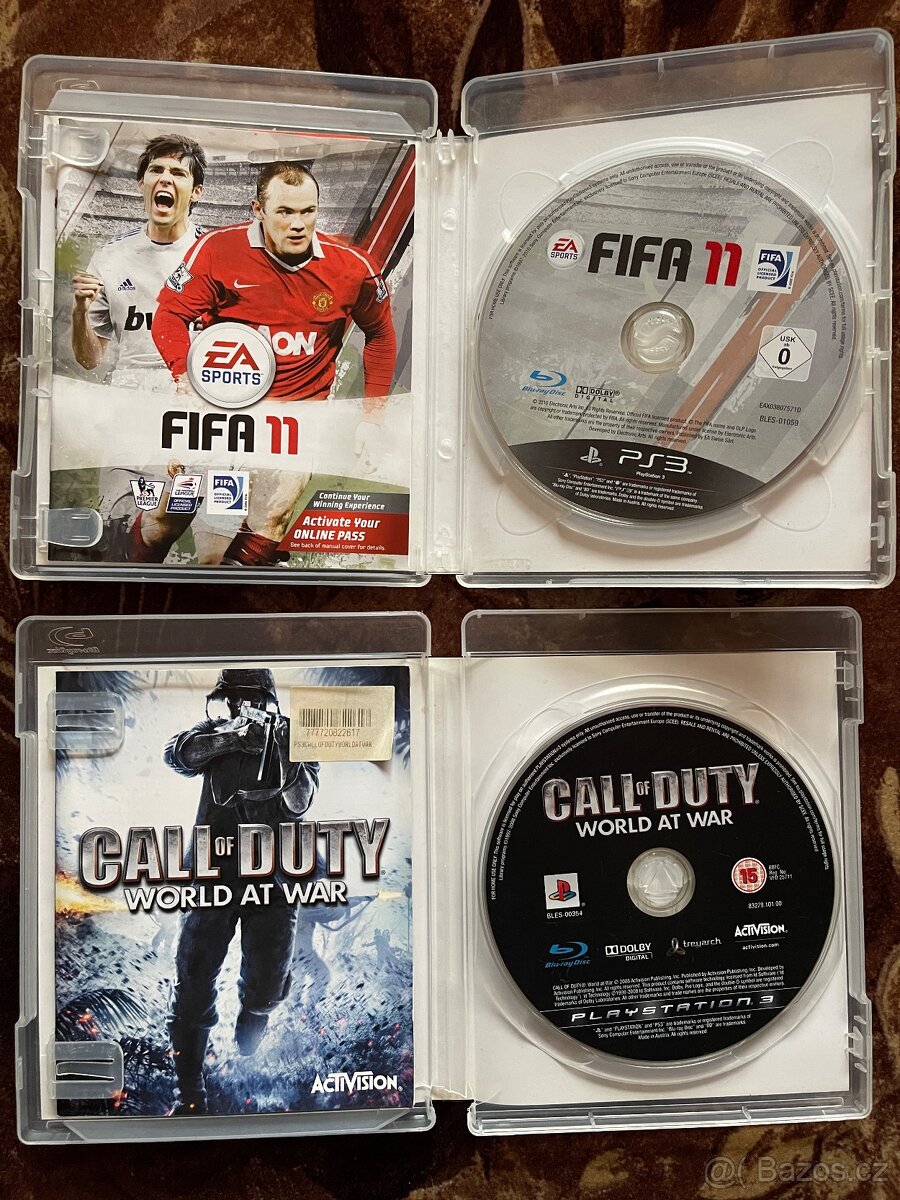 PS3 hry Call of Duty: World at War + FIFA 11 - 2