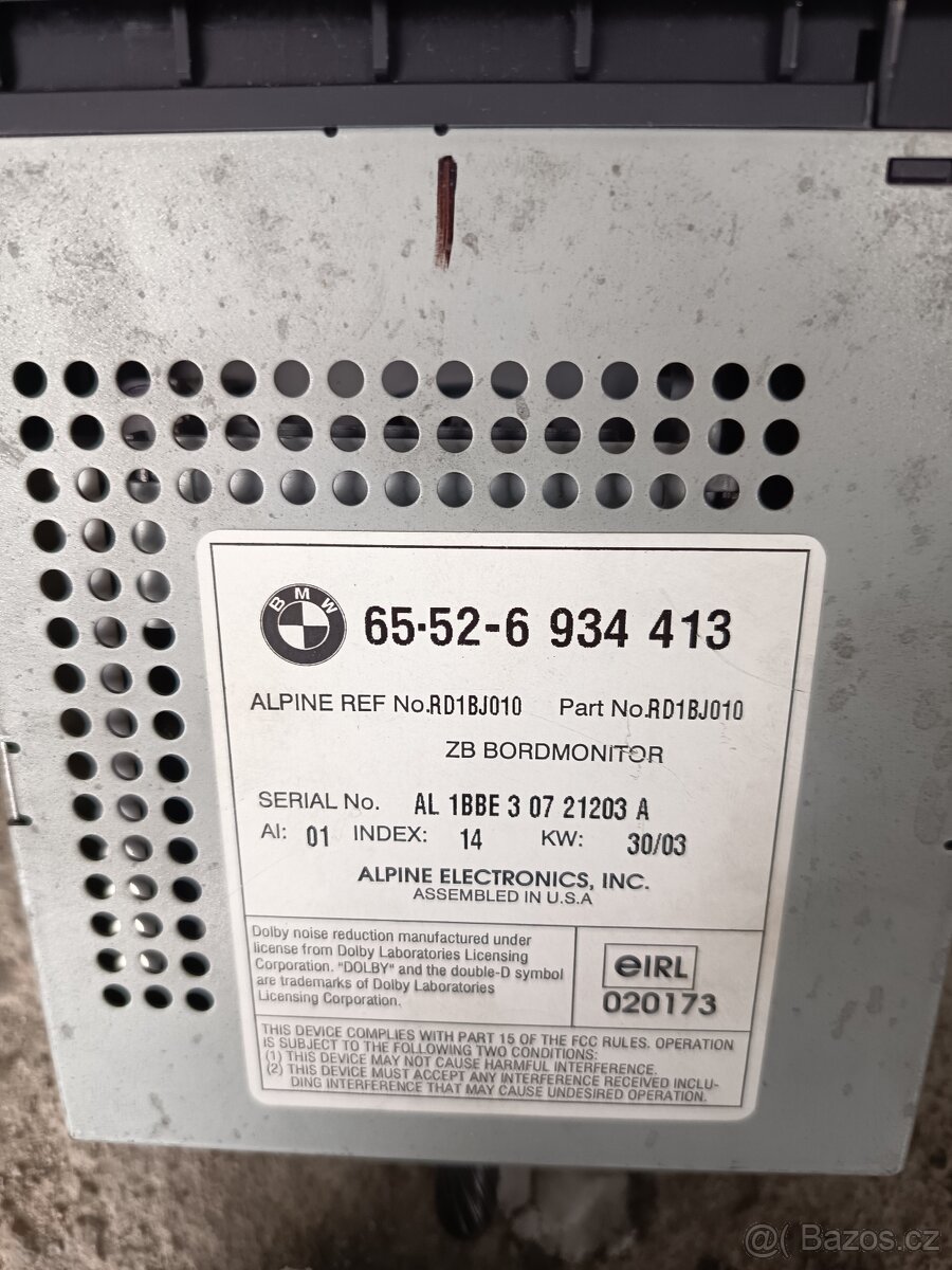 Autorádio BMW X5 e53 - 2