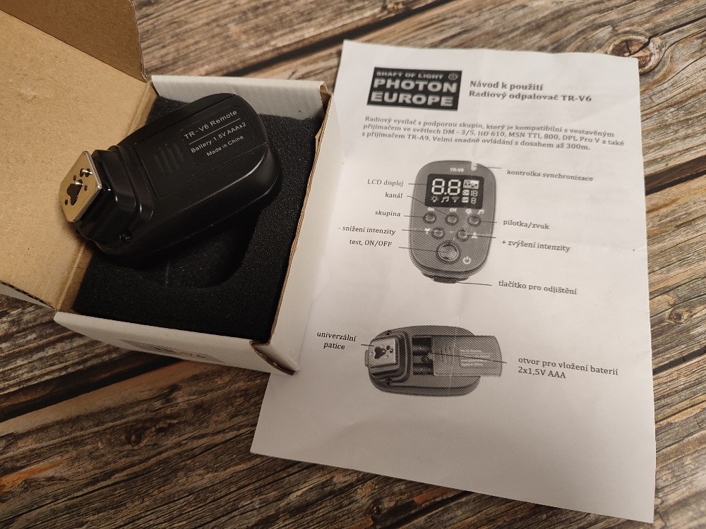 TR-V6 odpalovač - 2