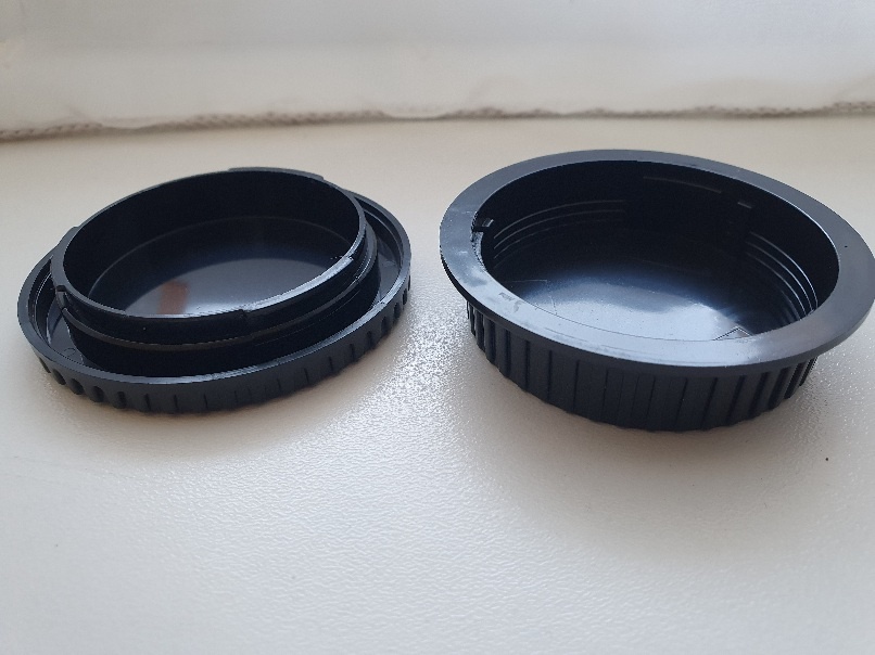 Krytka Canon EF na tělo fotoaparátu a bajonet objektivu - 2
