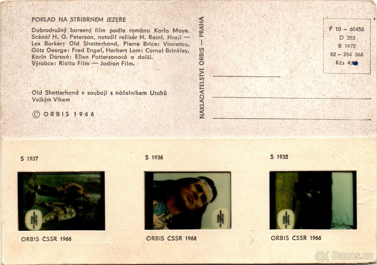 VINNETOU POHLEDY S DIAPOZITIVMI - 2