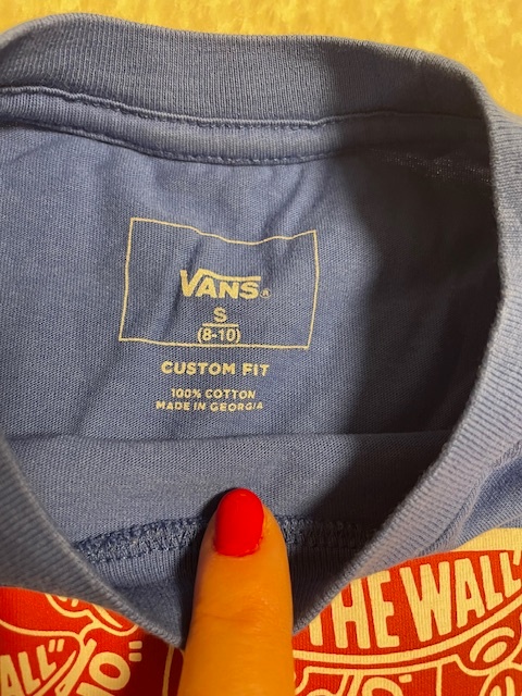 chlepecké triko VANS (8-10) a GANT (15let) - 2