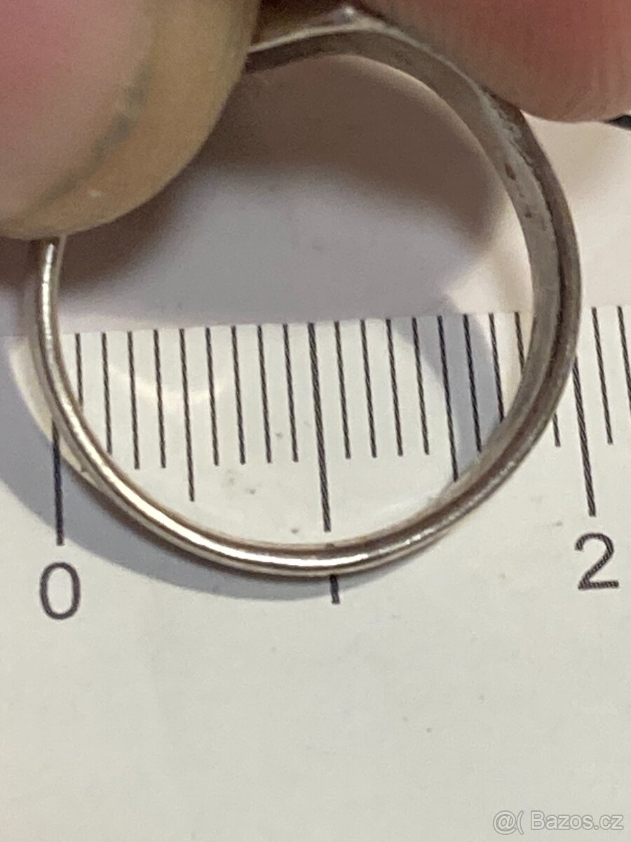 Prsten stříbro - 2