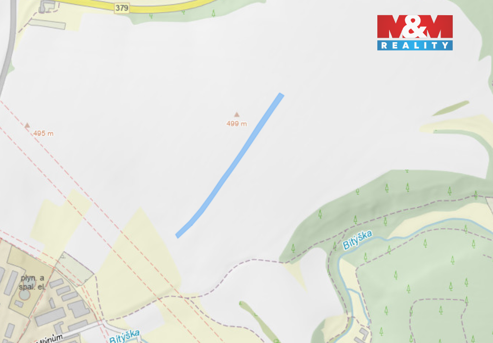 Prodej 1/4 pole 6266 m2 ve Velké Bíteši - 2