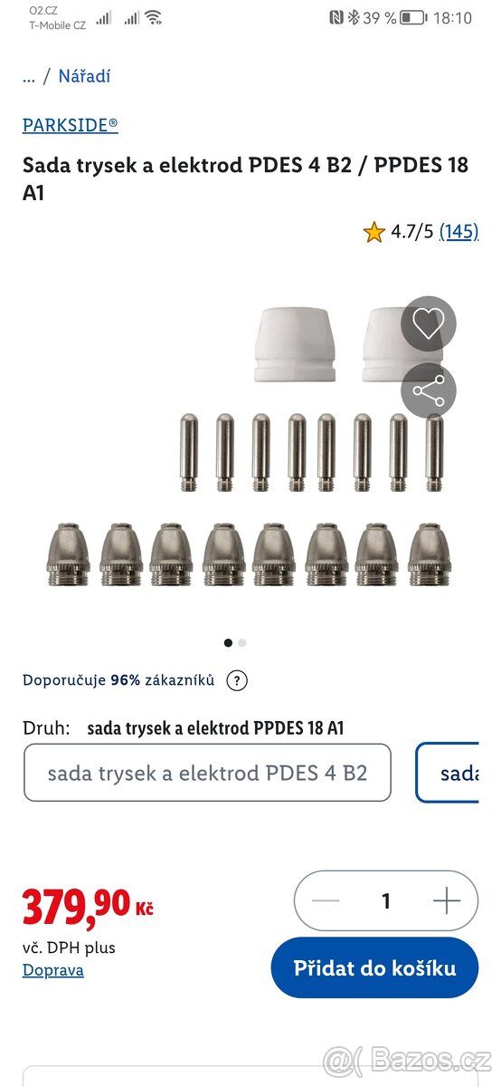 PARKSIDE Sada trysek a elektrod PPDES 18 A1 - 2