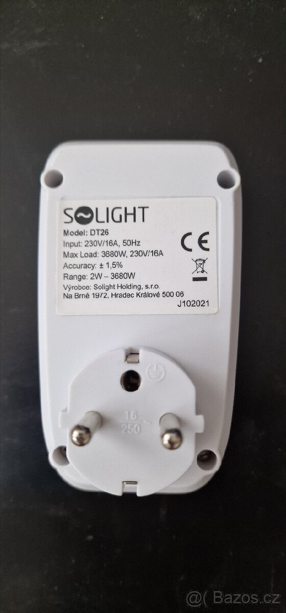 SOLIGHT Měřič spotřeby DT26 - 2