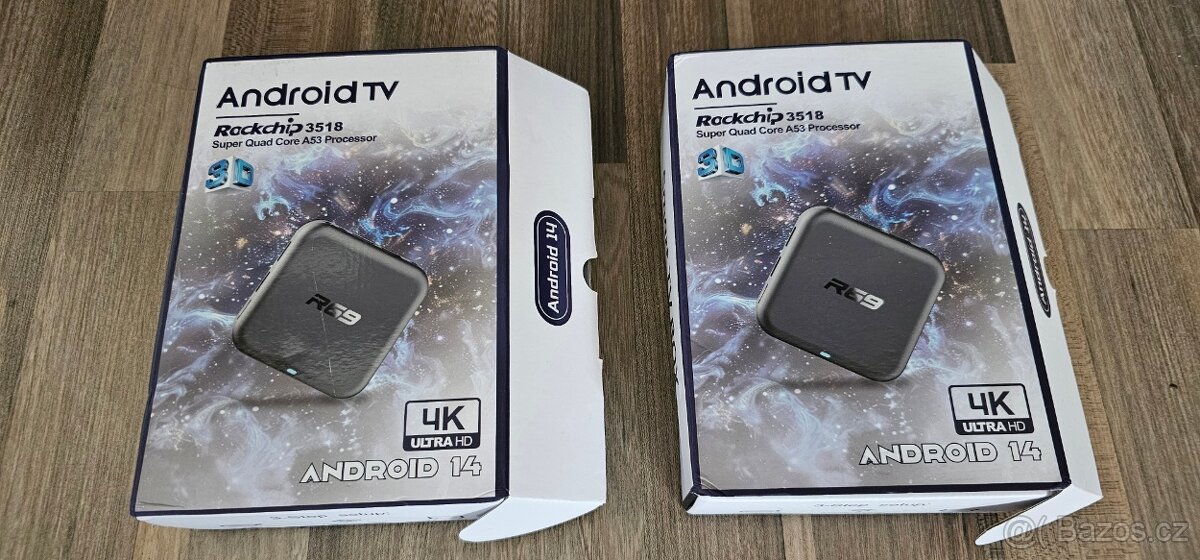 Android 14 TV box nový 2ks 128GB/8GB - 2