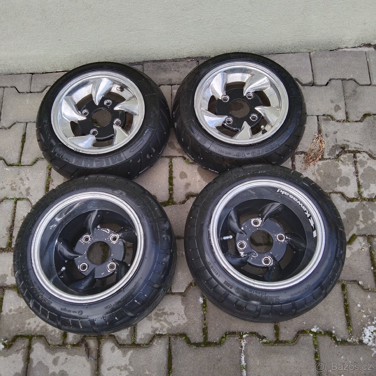 Litá silniční ALU kola 10" na čtyřkolku