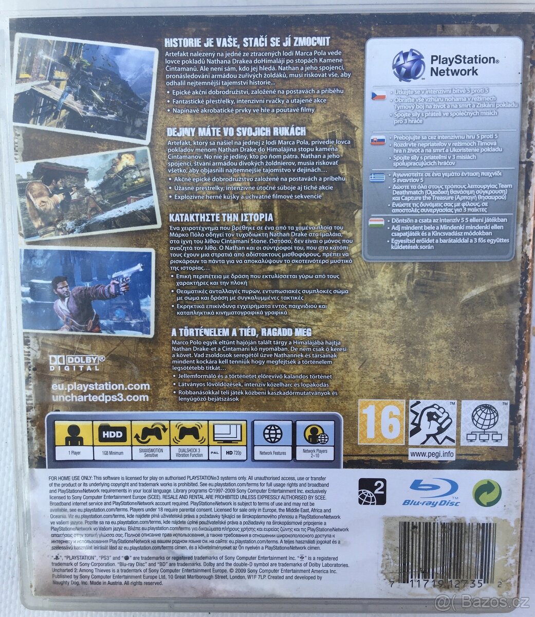 PS3 Uncharted 2 Among Thieves playstation - 2
