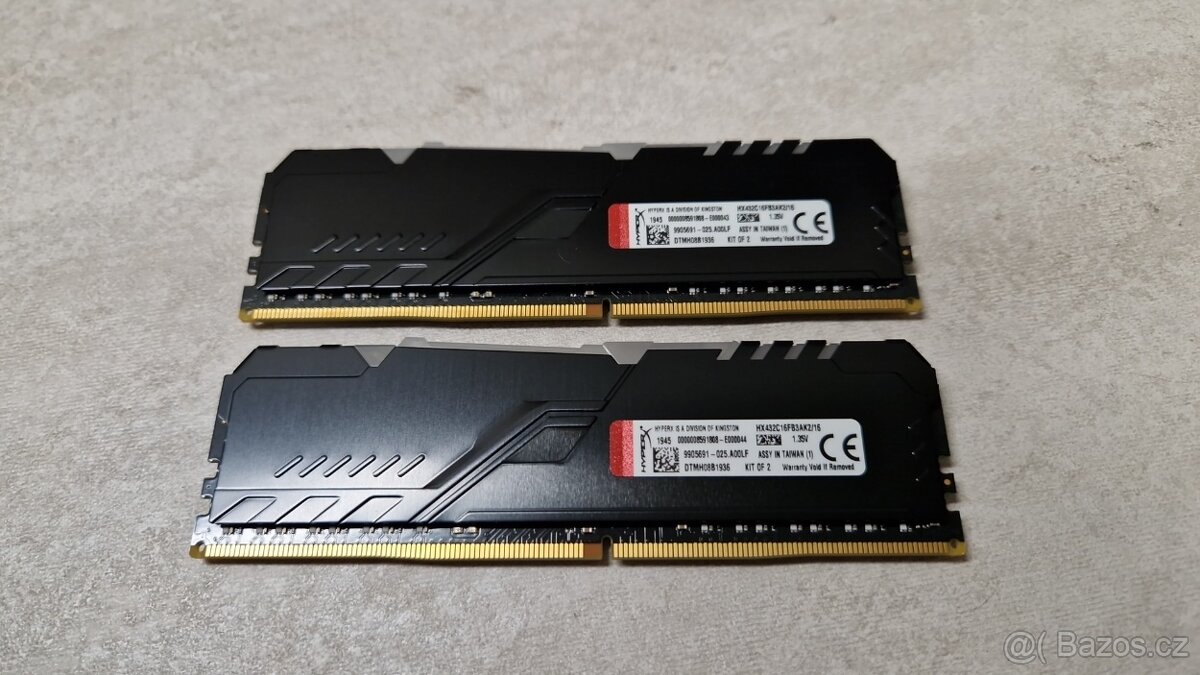 ❰ RAM DDR4 | Kingston HyperX Fury RGB 16GB, 3200MHZ ❱ - 2