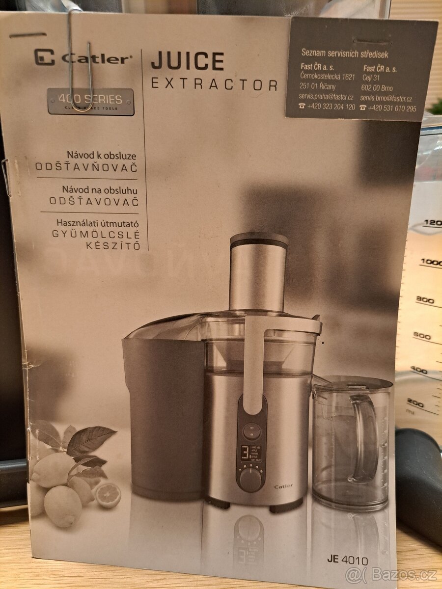 CATLER - Odšťavňovač JE 4010 - 2