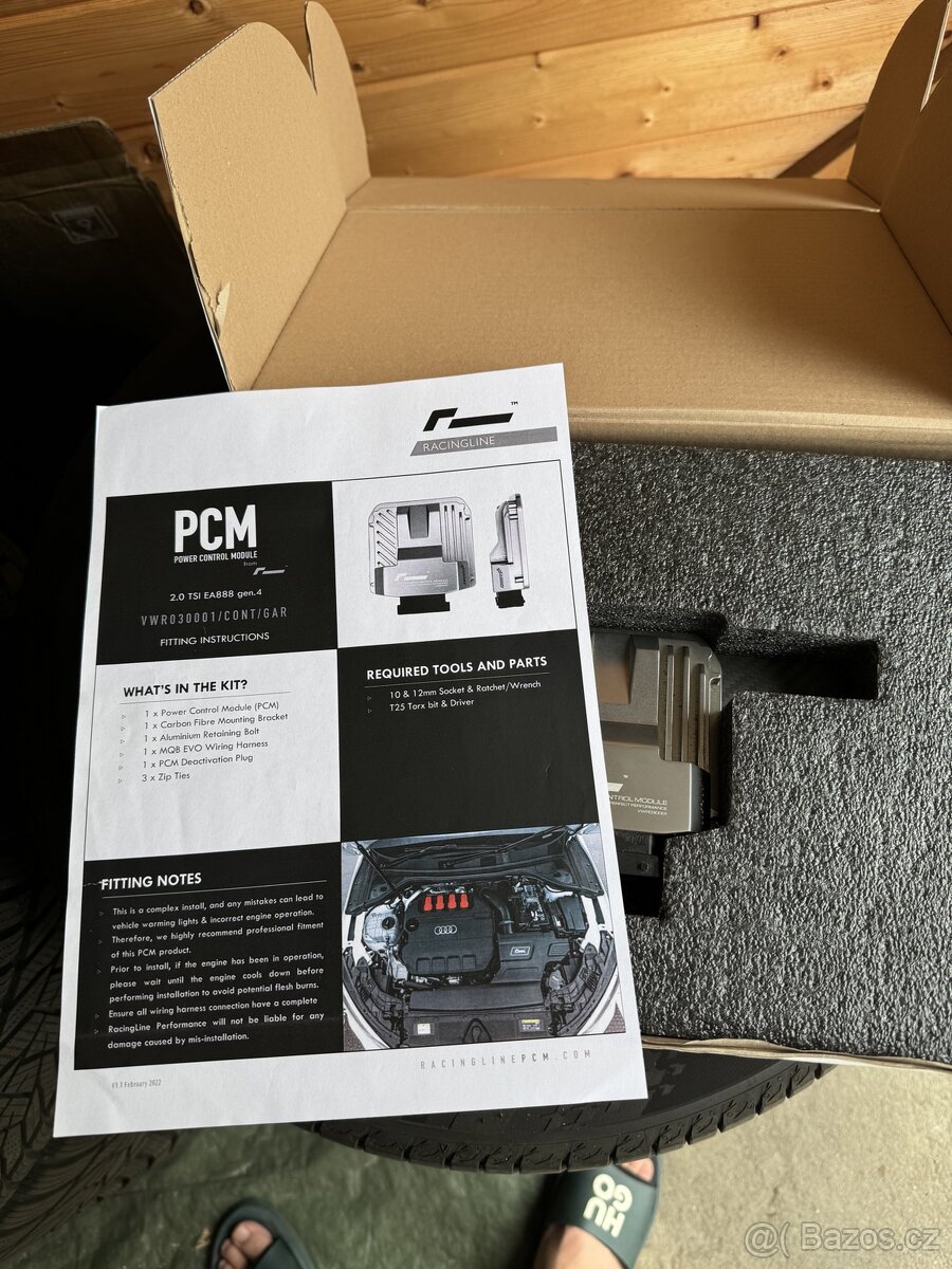 Racingline PCM modul + vstup do turba 180kw (245koni) - 2