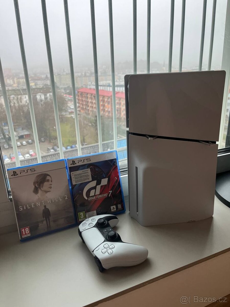 PLAYSTATION 5 SLIM S MECHANIKOU + GT7 + Silent Hill 2 - 2