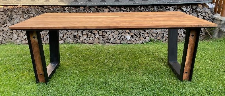 Masivní nerozkládací stůl - Makalu 200 cm - 2