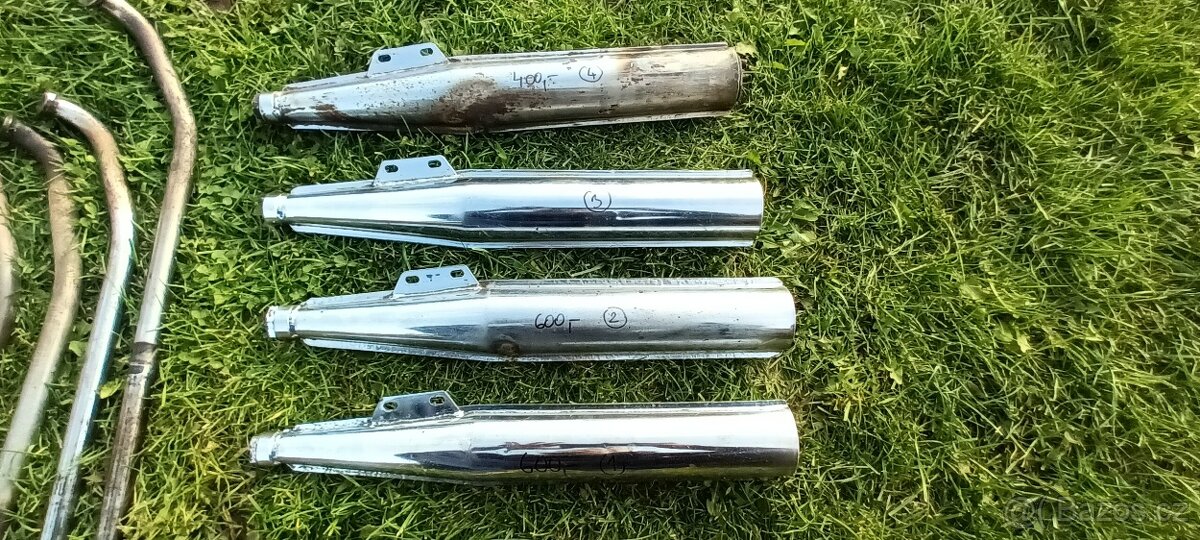 Babetta 210 - kompletní tlumič výfuku úplný - 2