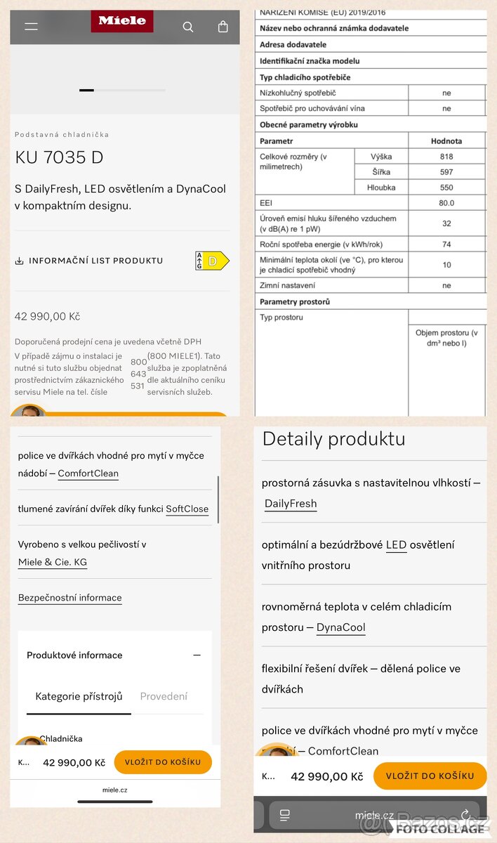 Vestavná-podstavná chladnička Miele - 2
