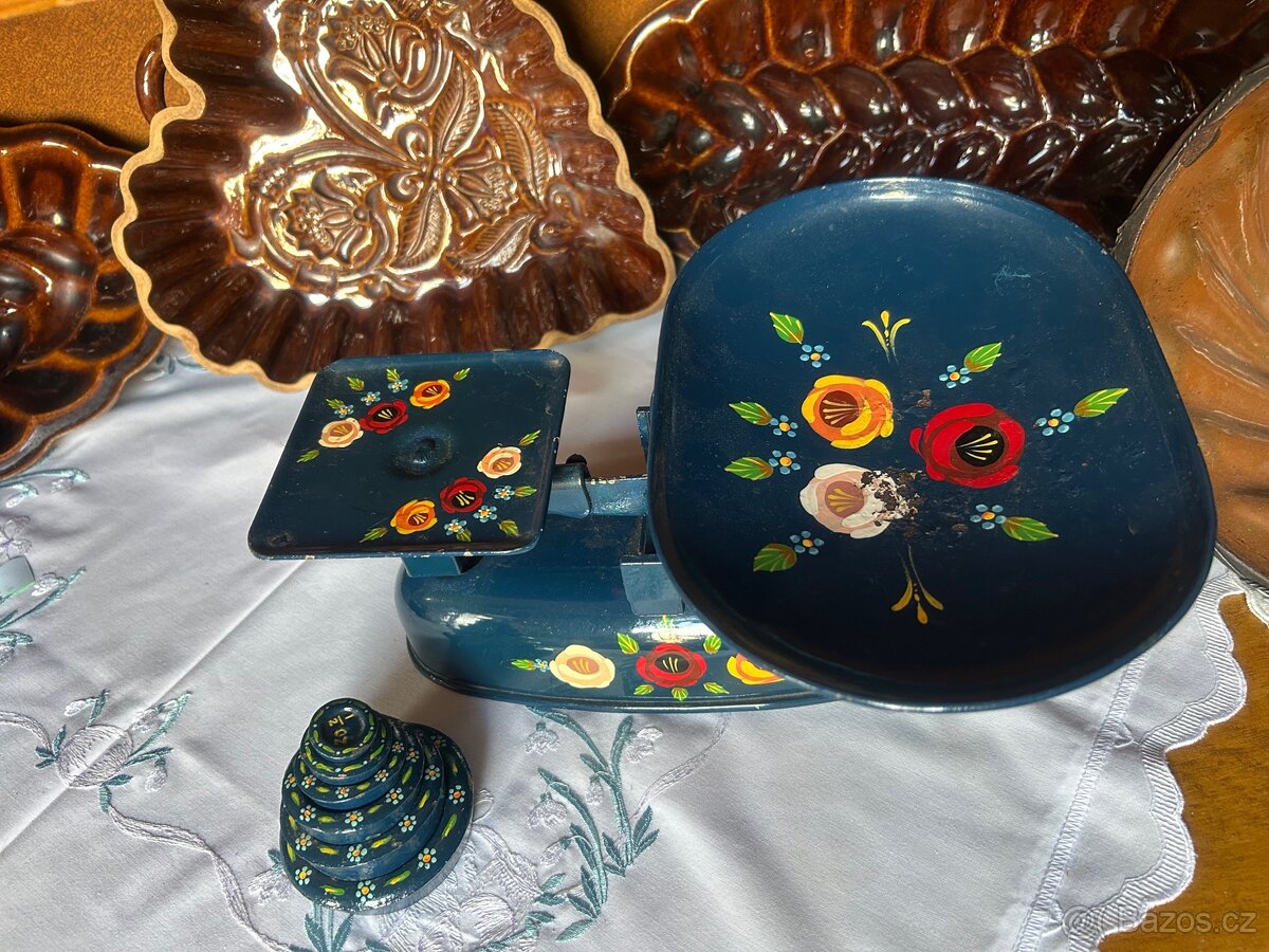 Starožitné malované váhy - 2