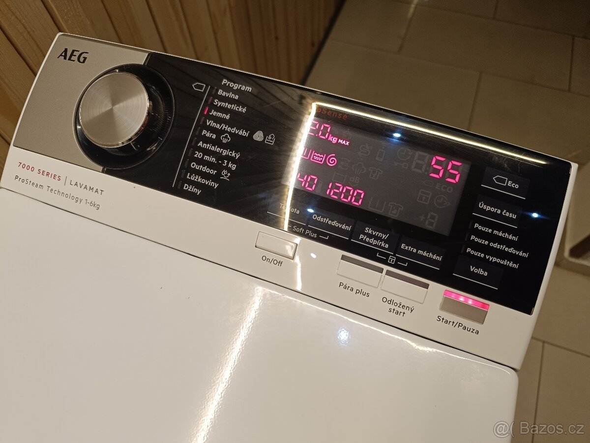 Parní pračka AEG na 6 kg, TOP stav - 2