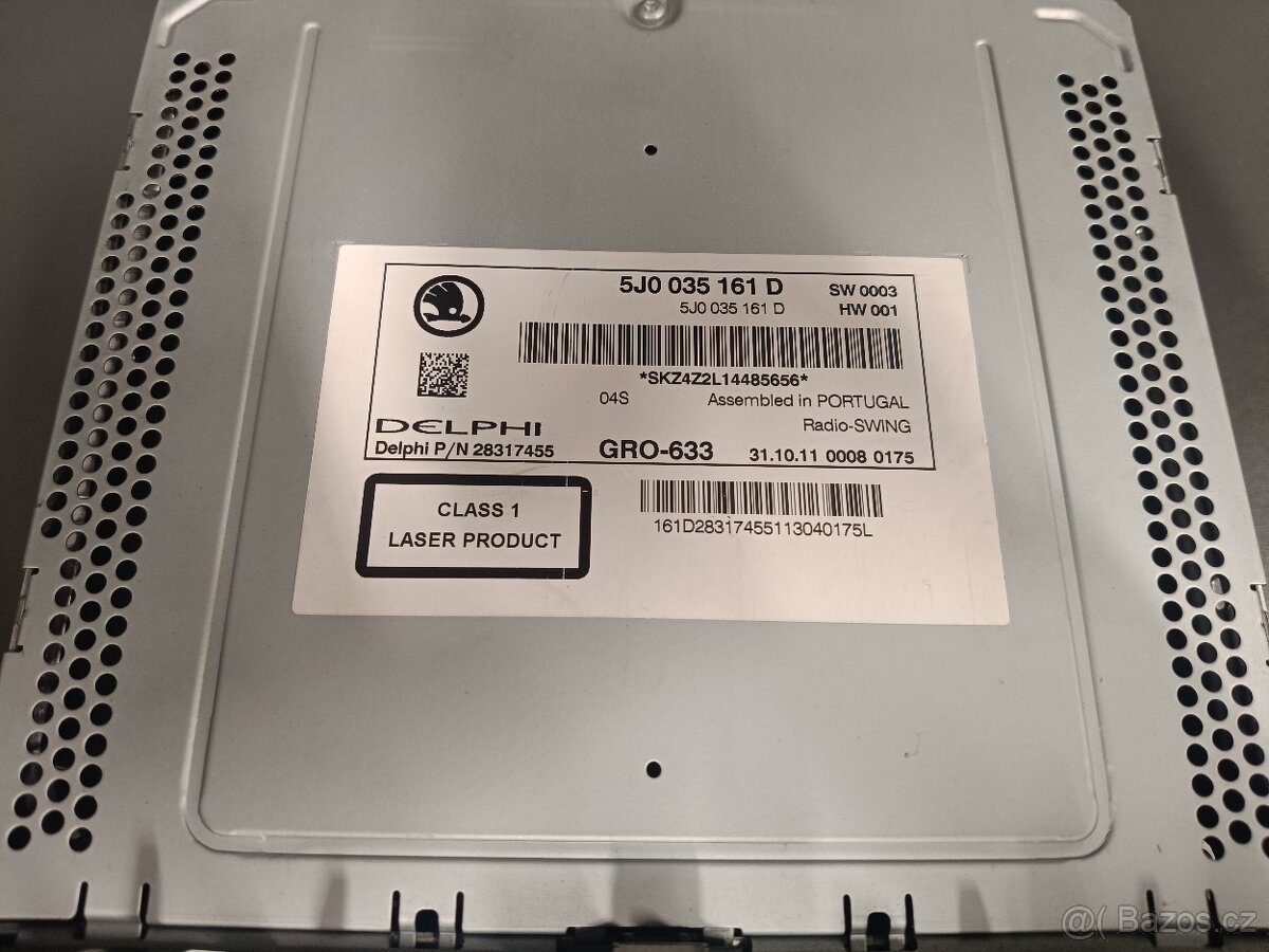 Originál autorádio Škoda - 2