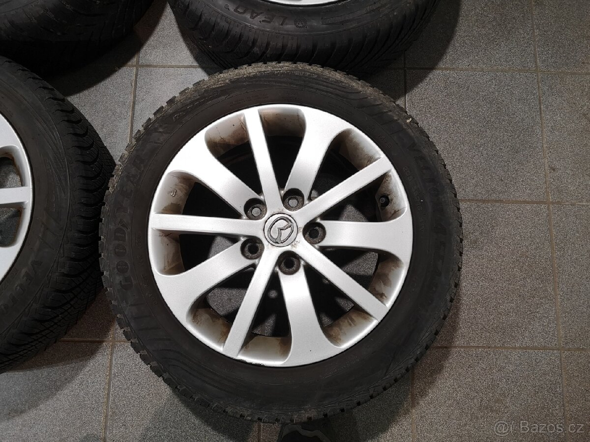 Mazda 6 alu + celoroční 205/55/16. - 2