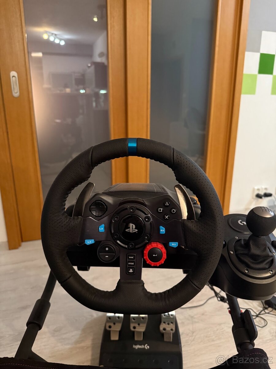 Závodní set – Logitech G29 + řadička + Playseat Challenge - 2