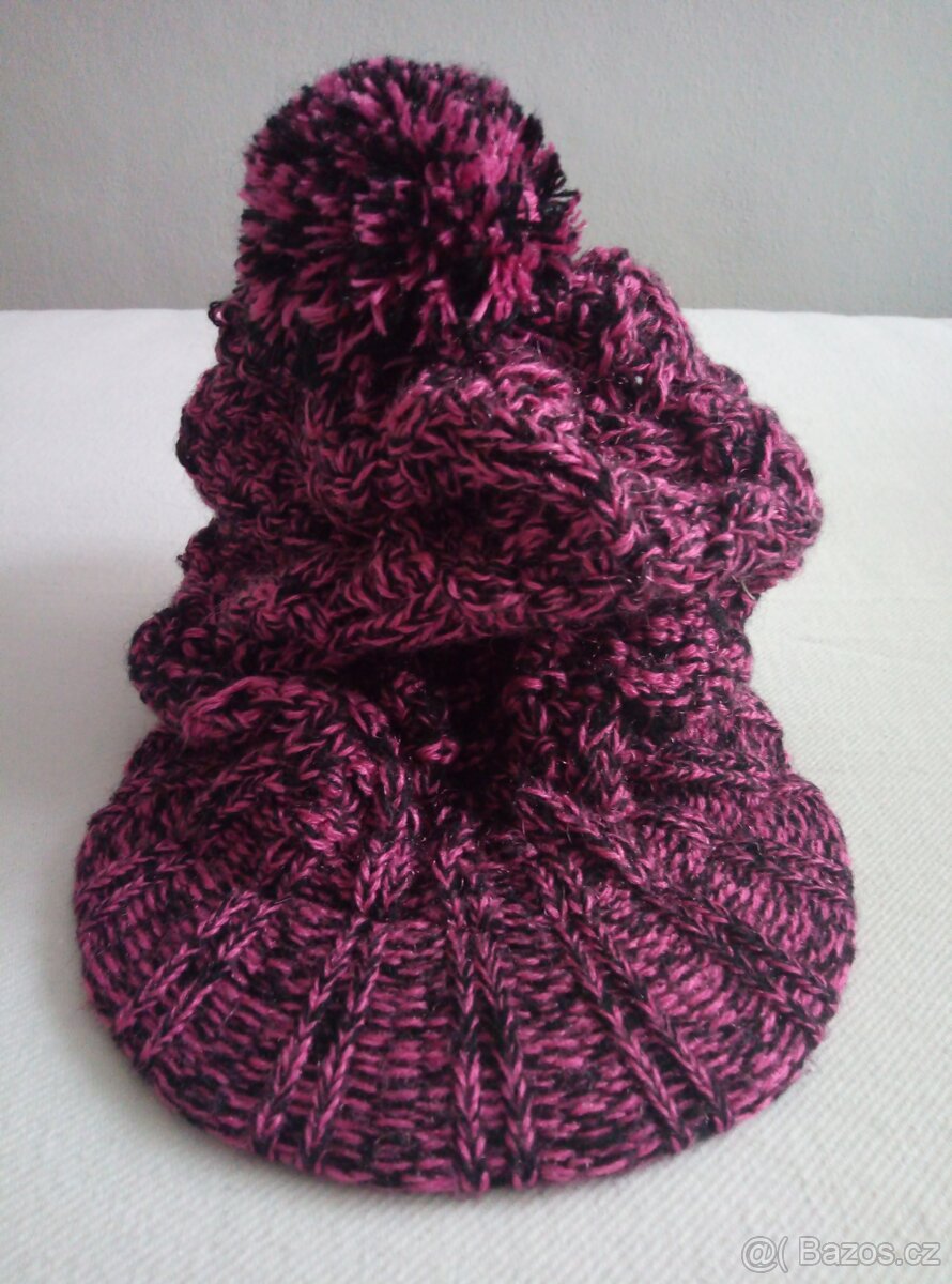 Dívčí čepice BRUNO BANANI,šála,palčáky,2 šátky - 2