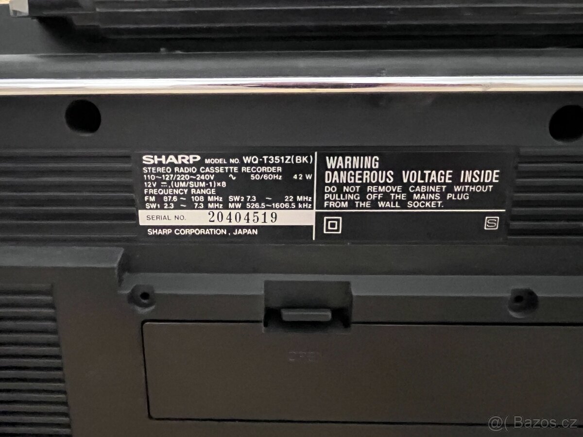 radio magnetofon SHARP WQ-T351Z - 2