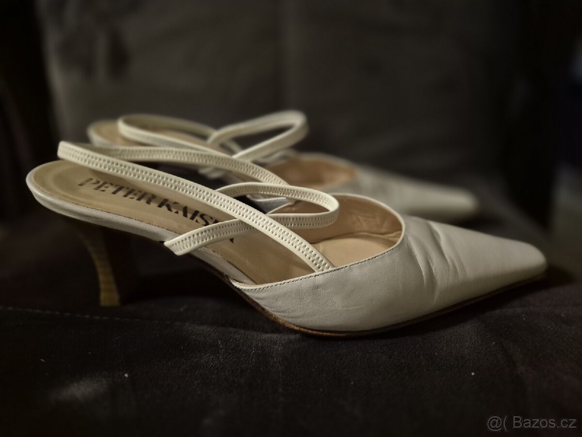 Dámské kožené lodičky - 2