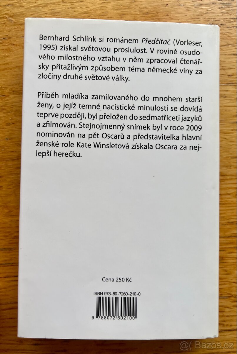 Bernhard Schlink - PŘEDČÍTAČ - 2